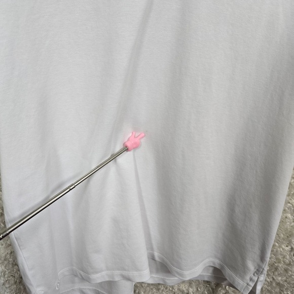 Greyson Polo Shirt Mens L White Short Sleeve brrr Cooling Logo Embroidered - Picture 4 of 12